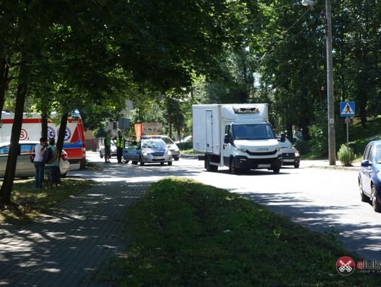 Potrącenie pieszego na ul. Łużyckiej