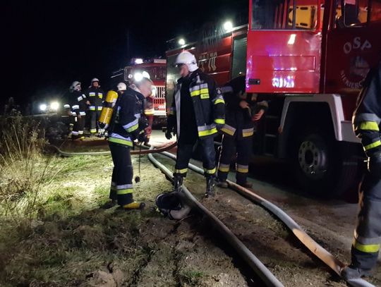 Pożar budynku mieszkalnego w Henrykowie Lubańskim