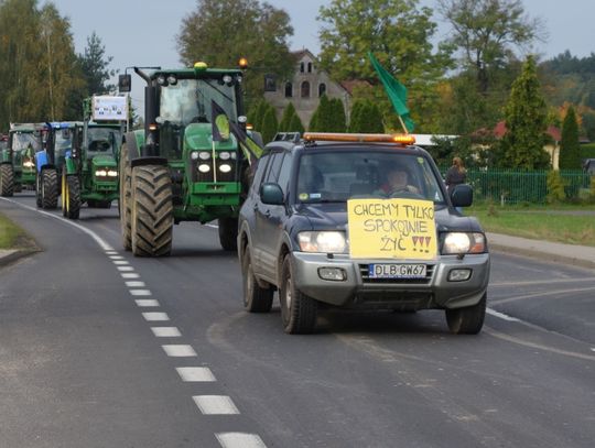 Protest rolników na DK30