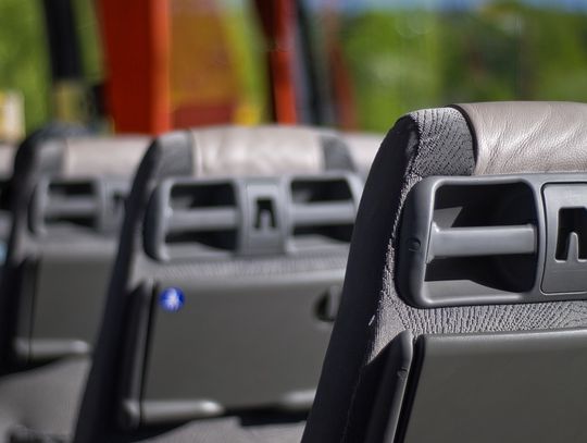 Punkt kontroli autobusów w Lubaniu