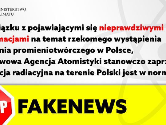 Radioaktywna chmura to bzdura
