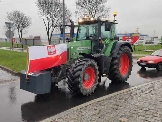 Rolnicy blokują Rondo Solidarności w Zgorzelcu