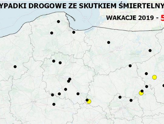 Rośnie liczba wypadków ze skutkiem śmiertelnym