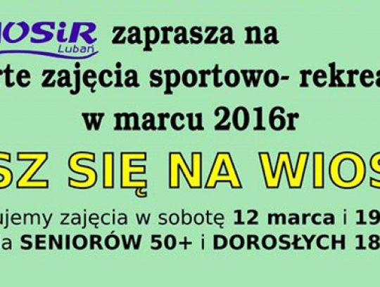 Rusz się na wiosnę!