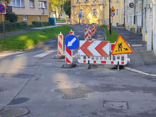 Zmiana organizacji ruchu. Ruszają prace przy przebudowie ulic w zabytkowej części Lubania