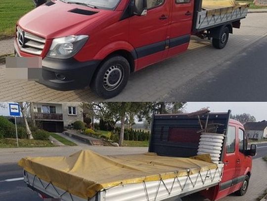 Skradziono Mercedesa Sprinter 313