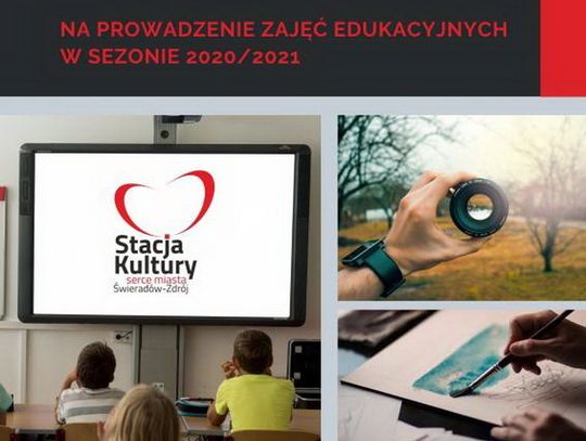 Stacja Kultury poszukuje kreatywnych osób do prowadzenia zajęć