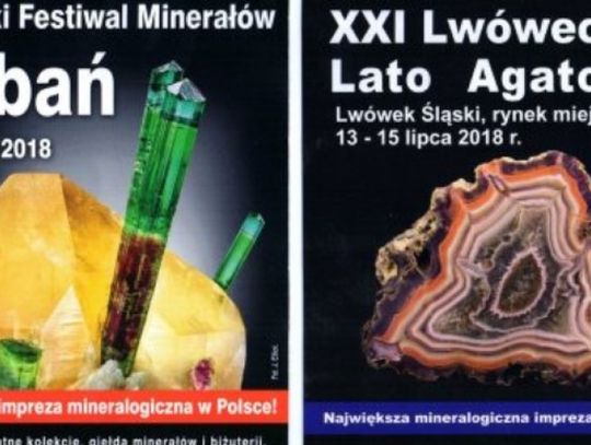 Sudecki Festiwal Minerałów vs. Lwóweckie Lato Agatowe