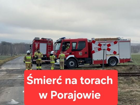 Tragedia na obrzeżach Porajowa. Pociąg potrącił mężczyznę