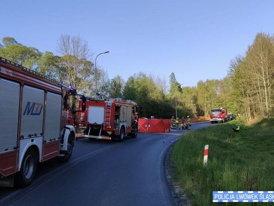 Tragiczny początek sezonu motocyklowego w powiecie lwóweckim, zginął 44 letni motocyklista