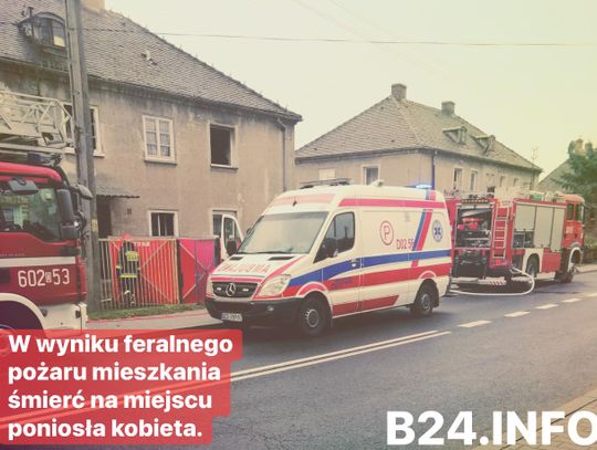 Tragiczny pożar w Trzcińcu