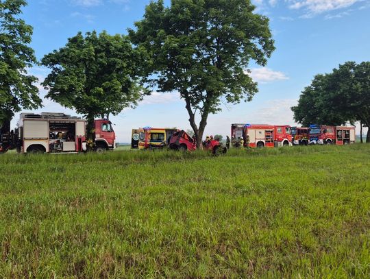 Tragiczny wypadek między Kraśnikiem Dolnym a Bolesławcem. Nie żyje 52-latek
