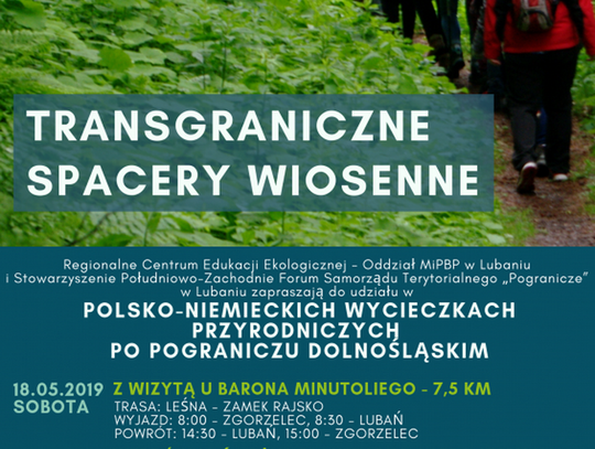 Transgraniczne spacery wiosenne 2019