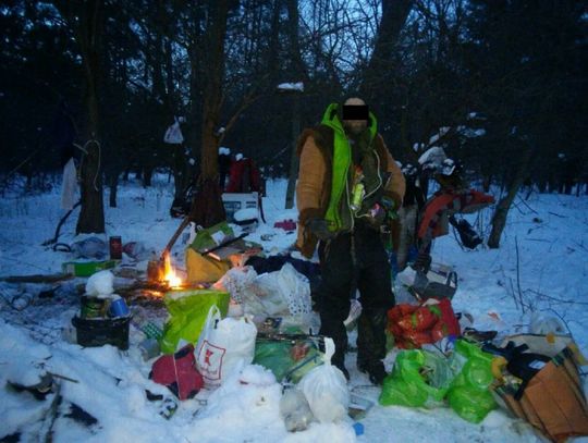 Uratował bezdomnego przed zamarznięciem