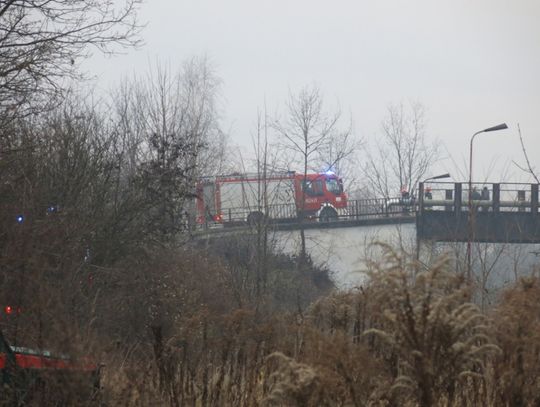 Uszkodzony gazociąg w Olszynie