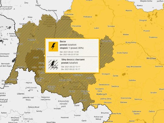 Uwaga! Burze i przelotne opady mogą tworzyć kumulacje