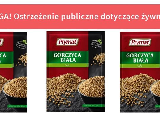 Uwaga możliwe zatrucie salmonellą po spożyciu przyprawy marki Prymat 