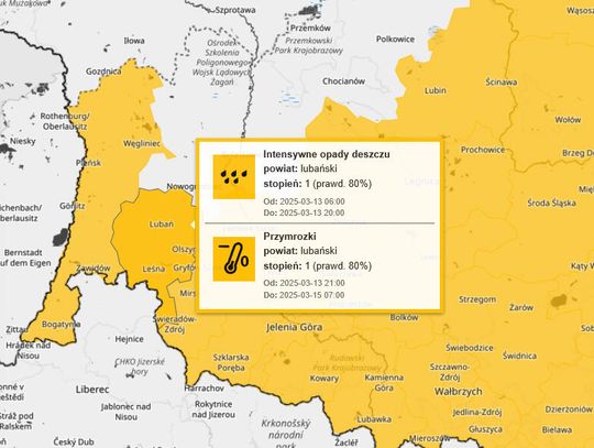 Uwaga! Nadciągają opady deszczu i nocne przymrozki