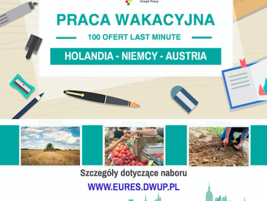 Wakacyjne oferty pracy last minute