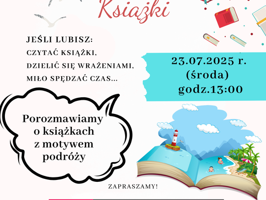 Wakacyjne spotkanie Klubu Miłośników Książki