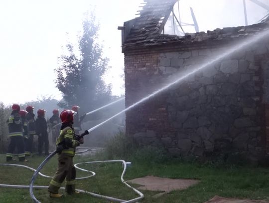 Wideo. Pożar stodoły w Radostowie