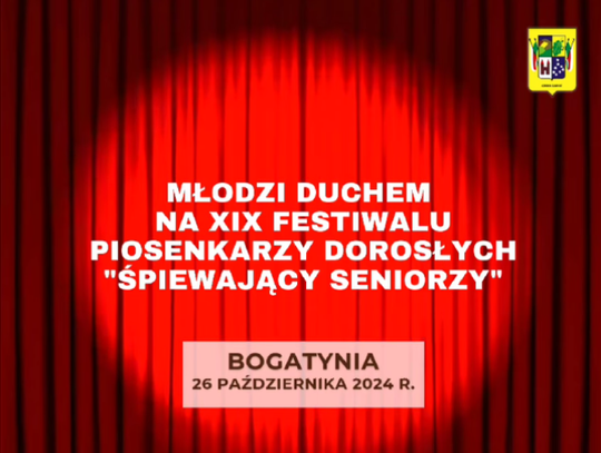 [WIDEO] Śpiewający seniorzy na XIX Festiwalu Piosenkarzy Dojrzałych