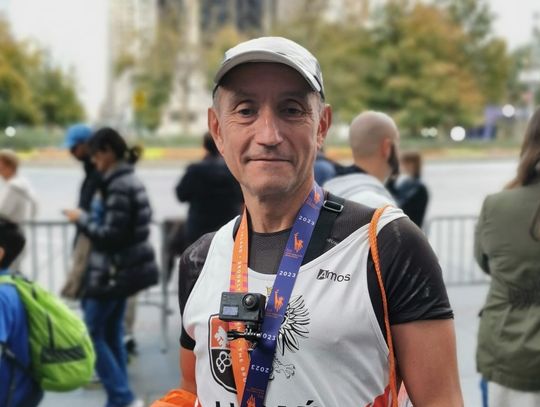 Witold Chojnacki na nowojorskim maratonie. Marzenie spełnione i ustanowiona życiówka