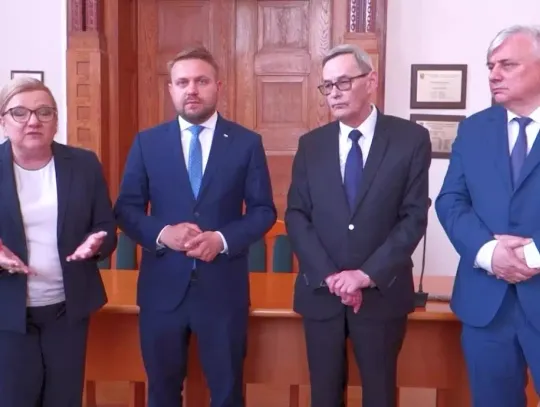 Wizyta polityków Suwerennej Polski w Lubaniu