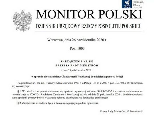 Wojsko wyjdzie na ulice