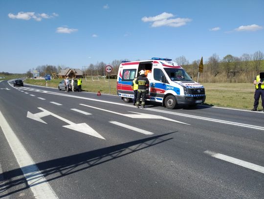 Wymusił motocykliście