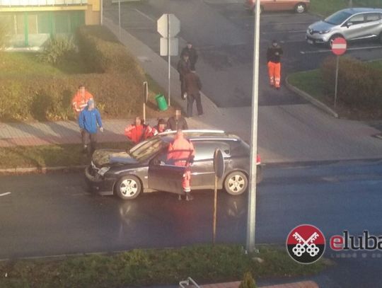 Wypadek na Kazimierza Wielkiego w Lubaniu