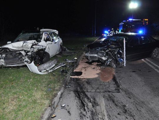 Wypadek w Bogatyni. Druhowie OSP Leśna pierwsi udzielali popmocy