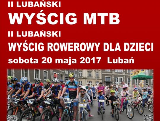 Wyścigi rowerowe ulicami Lubania