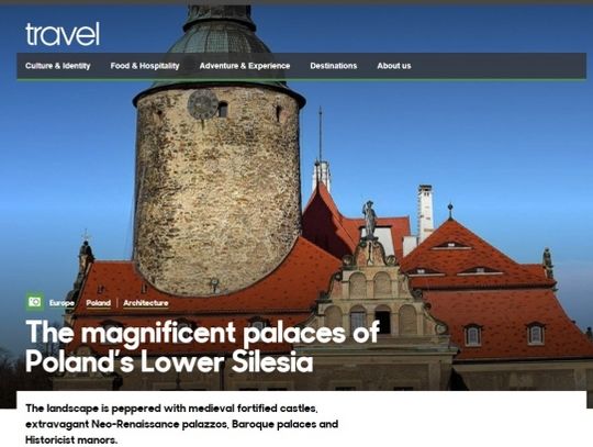 Zamek Czocha na stronie internetowej BBC Travel