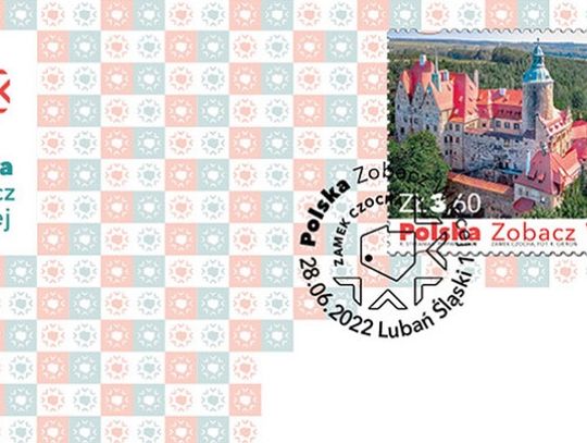 Zamek Czocha na znaczku pocztowym