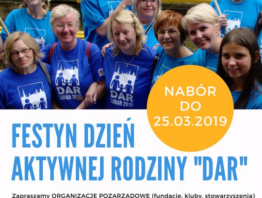 Zaproszenie dla organizacji: Ruszamy z przygotowaniami do DAR-u 2019