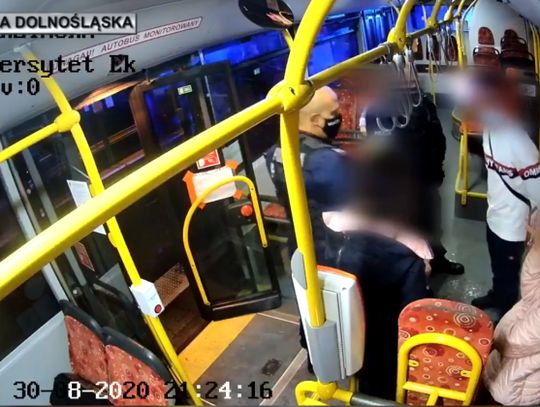 Zatrzymany w autobusie jeleniogórskiego MZK nie bez winy