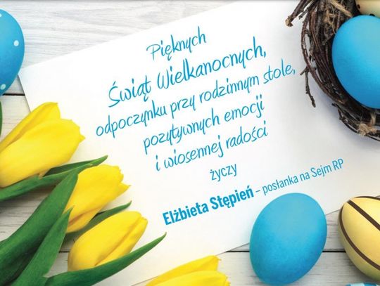 Życzenia Świąteczne składa posłanka Elżbieta Stępień