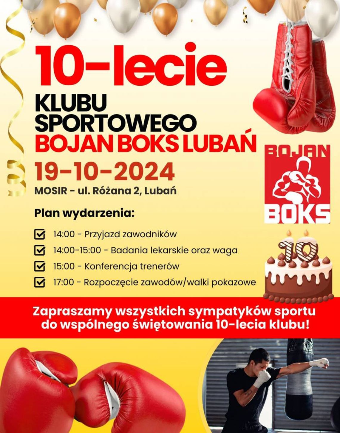 10-lecie Klubu Sportowego Bojan Boks