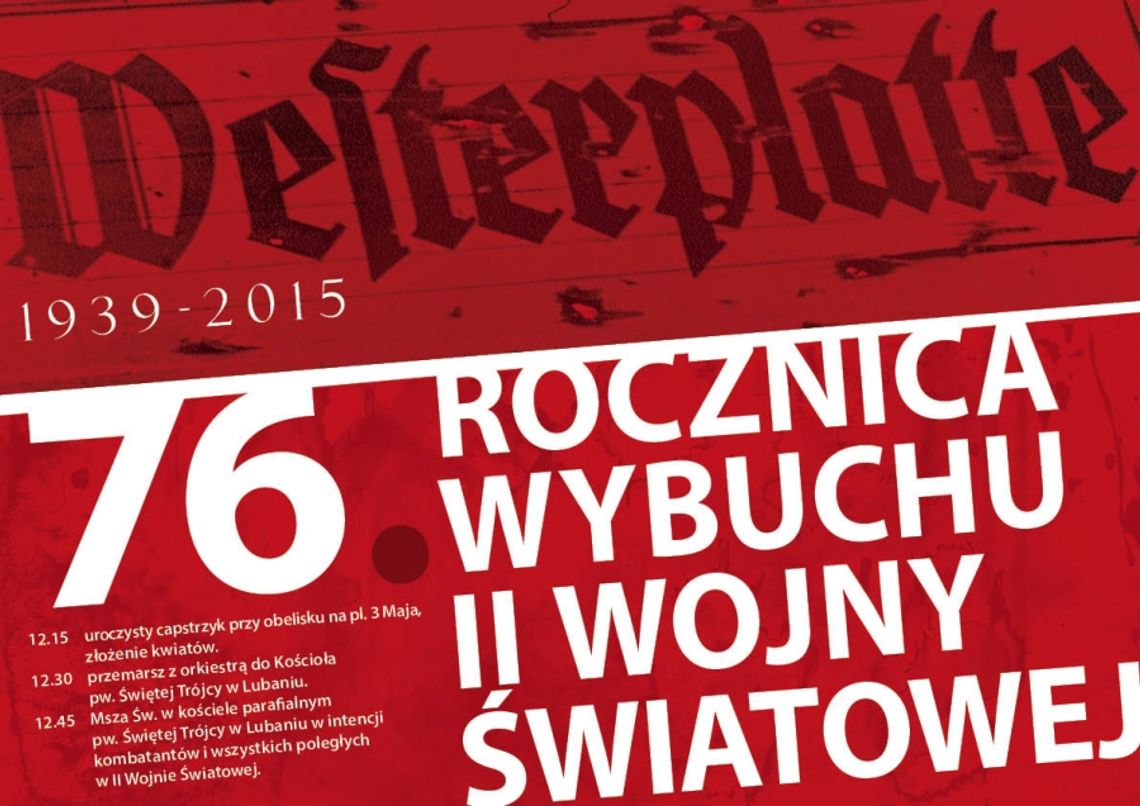 76. rocznica wybuchu II wojny światowej