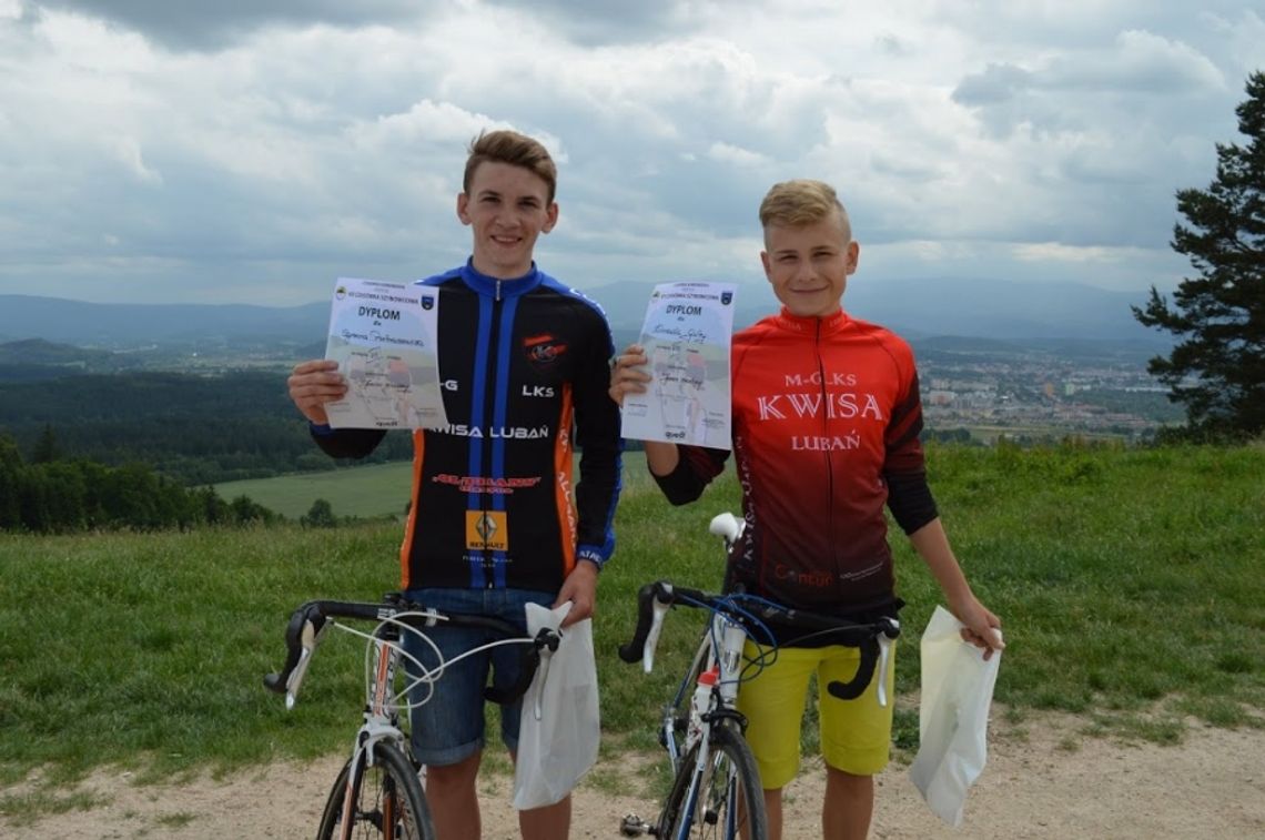 Adrian Górski na podium