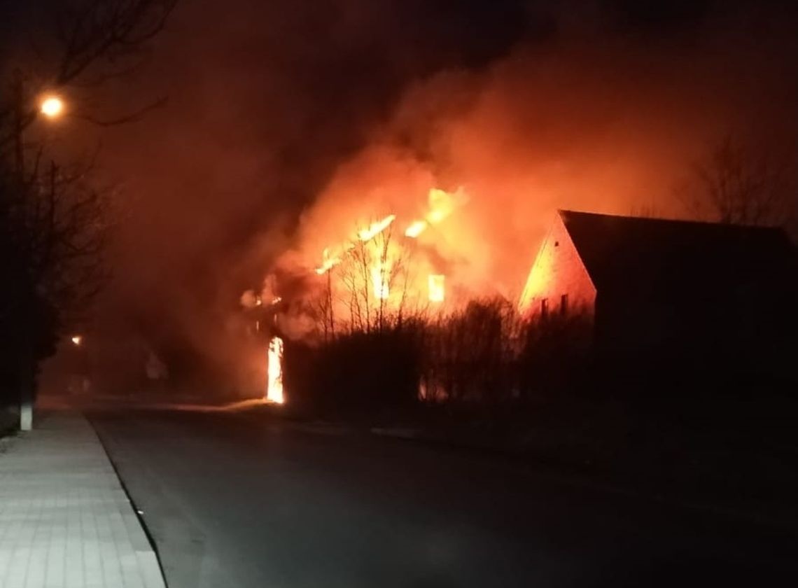 Aktualizacja. Pożar w Siekierczynie