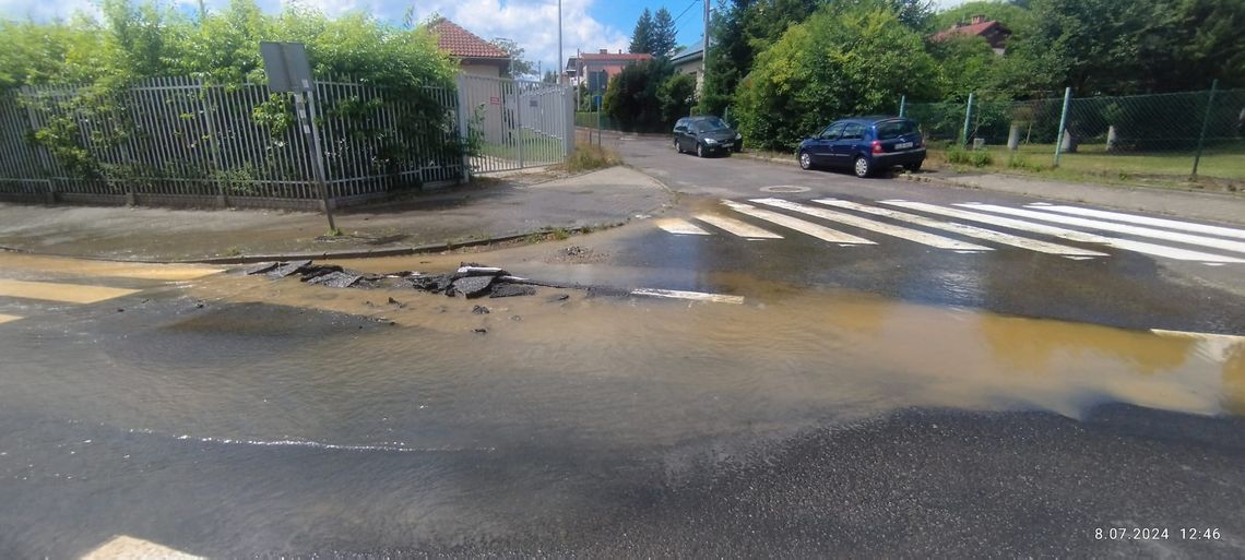 Awaria wodociągu na ul. Kościuszki w Lubaniu. Aktualizacja