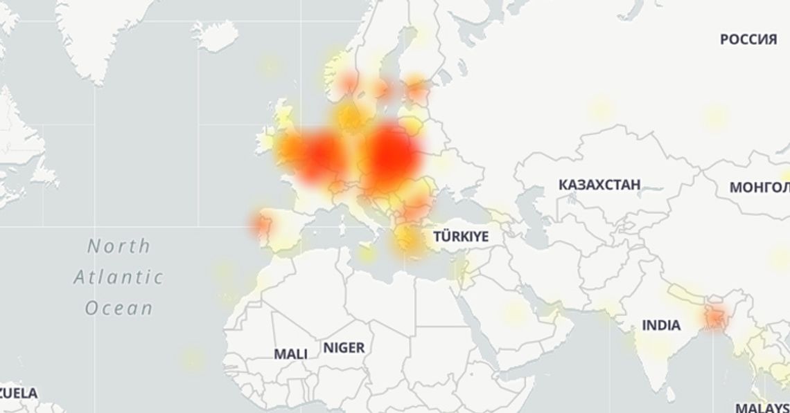 Awaria Facebooka i Messengera