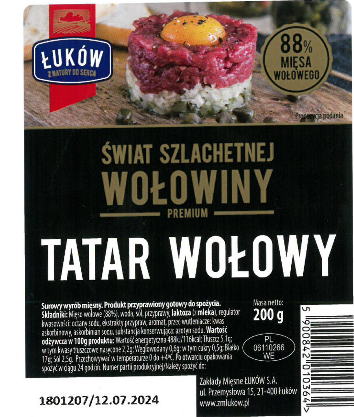 Bakteria Salmonelli w popularnym tatarze wołowym