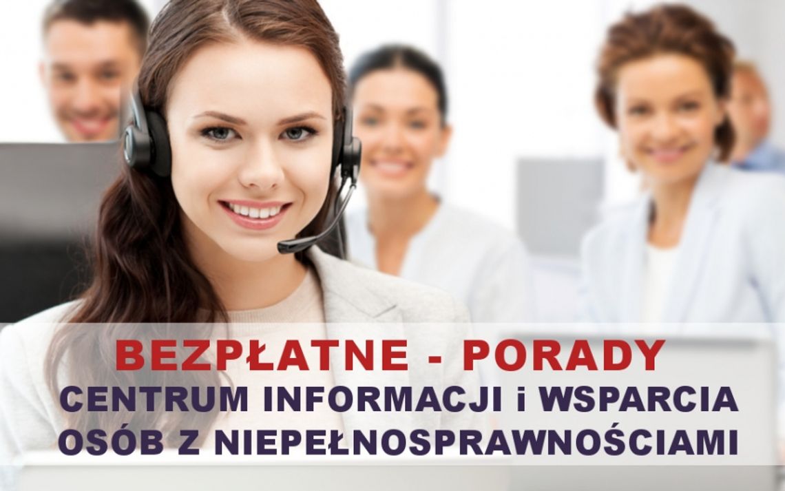 Bezpłatne porady dla osób niepełnosprawnych i ich najbliższych.