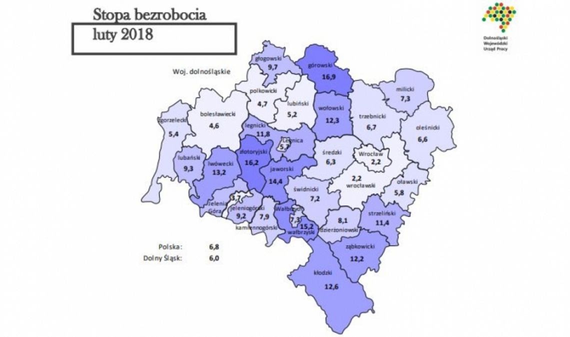 Bezrobocie na Dolnym Śląsku wciąż maleje