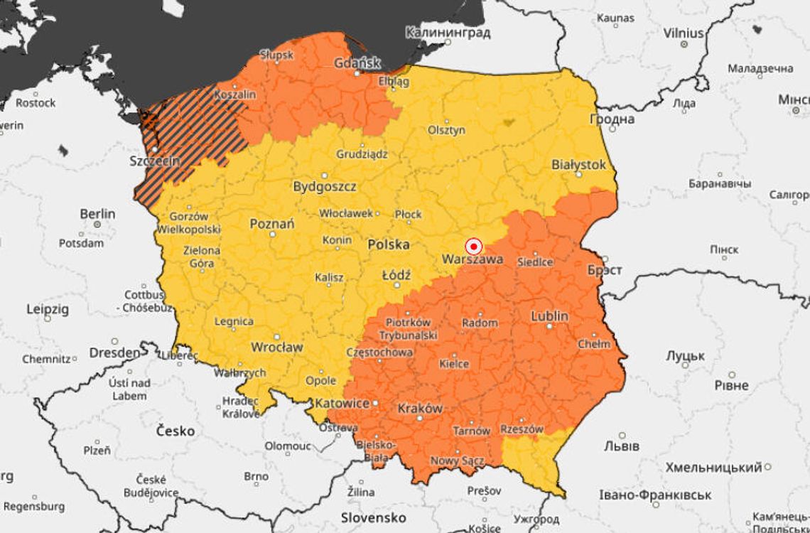 Burze nad Polską. IMGW ostrzega także mieszkańców powiatu lubańskiego