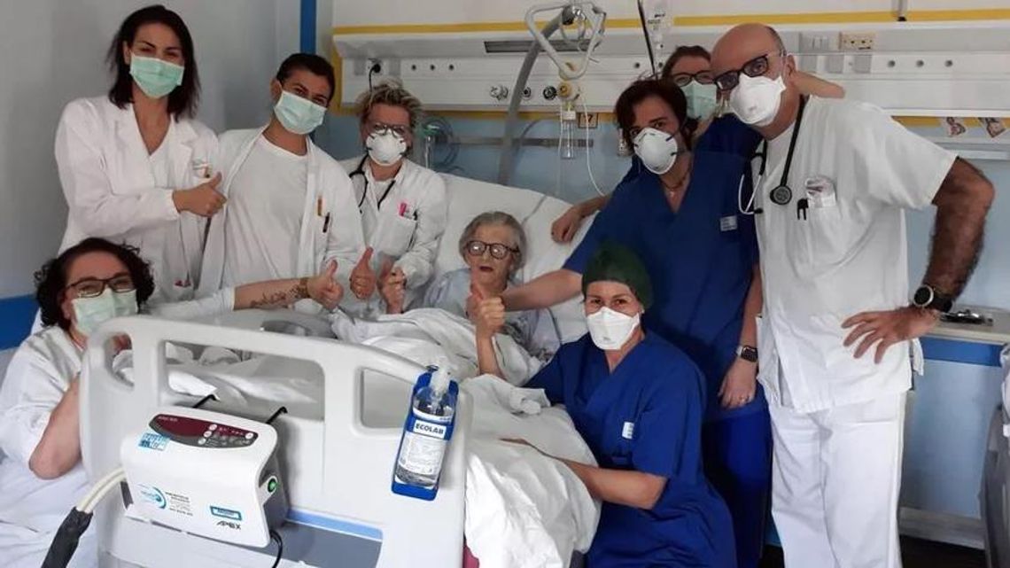 Dobra Wiadomość: We Włoszech do zdrowia wróciła 95-latka 
