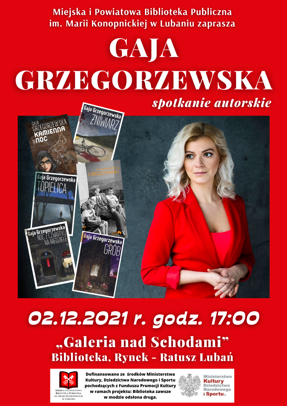 Gaja Grzegorzewska - spotkanie autorskie